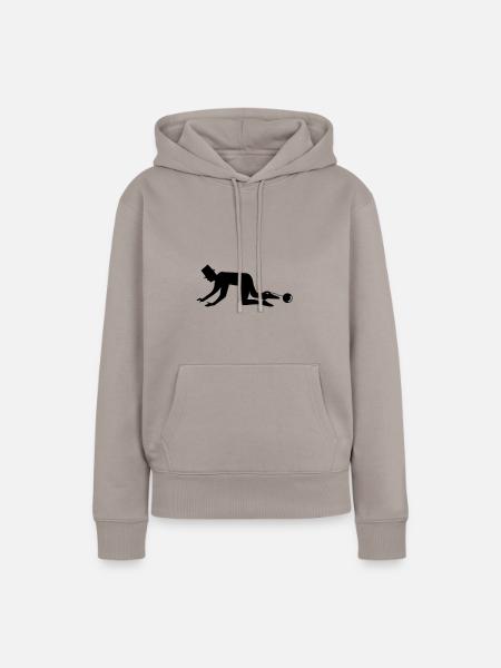 braeutigam - Frauen Premium Bio Hoodie - Taupe