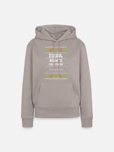 Equal Rights For Others Doesn't... - Frauen Premium Bio Hoodie - Taupe