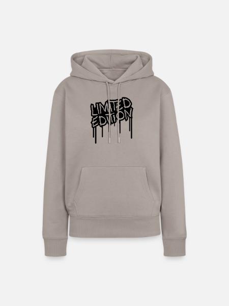 limited_edition_graffiti_stamp - Frauen Premium Bio Hoodie - Taupe