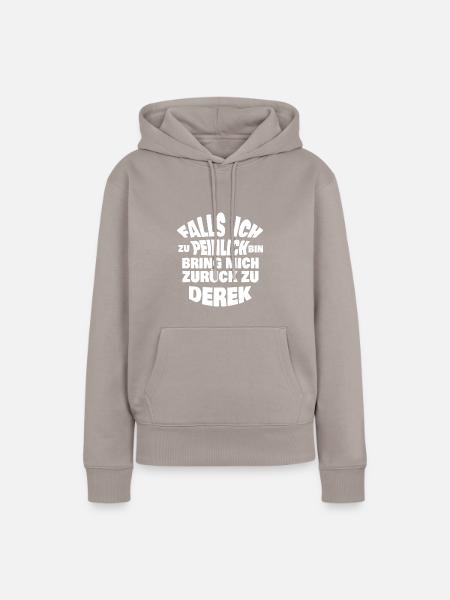 Geschenk für Derek - Frauen Premium Bio Hoodie - Taupe