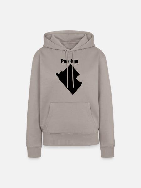 Pacoima - Frauen Premium Bio Hoodie - Taupe