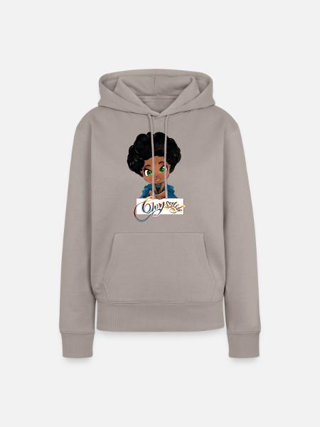 Chibi Chrysalis - Frauen Premium Bio Hoodie - Taupe