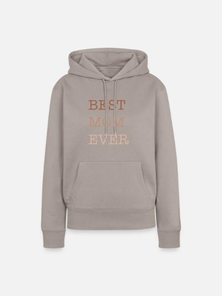 Beste Mutter - Frauen Premium Bio Hoodie - Taupe