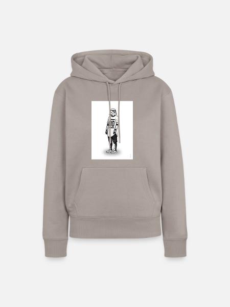 Klonsoldat - Frauen Premium Bio Hoodie - Taupe
