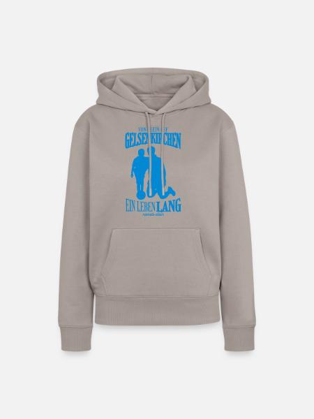 Gelsenkirchen Fußball Tradition Geschenk - Frauen Premium Bio Hoodie - Taupe