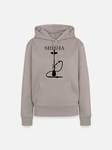 shisha - Frauen Premium Bio Hoodie - Taupe