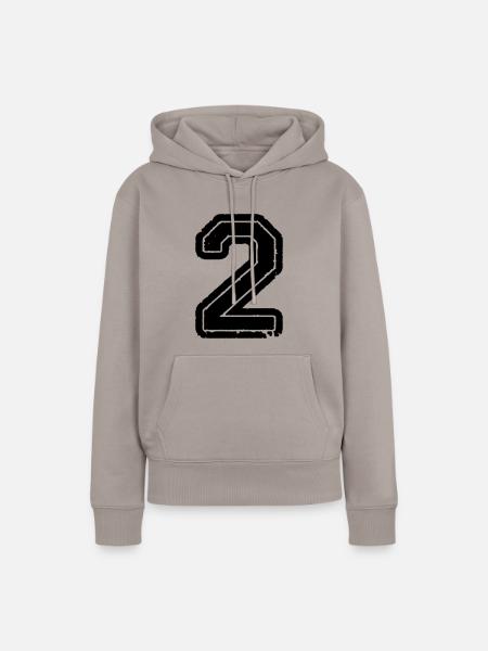 2 - Frauen Premium Bio Hoodie - Taupe