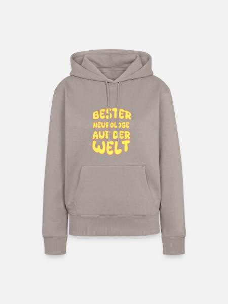 Berufung Neurologe - Frauen Premium Bio Hoodie - Taupe