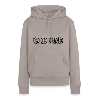 Cologne Colonia Cologne Ville Football Club Kölle - Sweat à capuche Premium bio Femme - taupe - Devant - Julia (174cm)