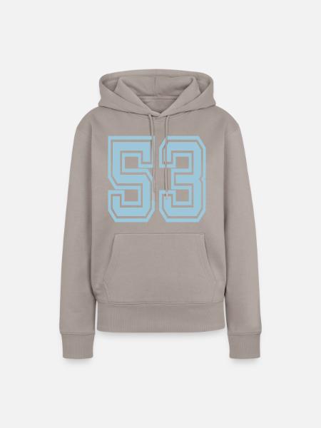 Rize 53 - Frauen Premium Bio Hoodie - Taupe