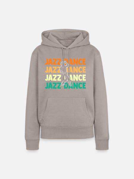 Jazz Tänzer - Frauen Premium Bio Hoodie - Taupe