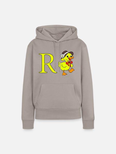 Rente Ente 2023 - Frauen Premium Bio Hoodie - Taupe