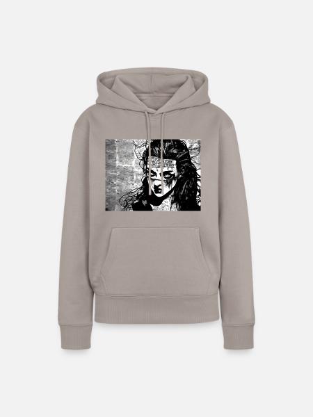 Dreifaltigkeit #5 - Frauen Premium Bio Hoodie - Taupe
