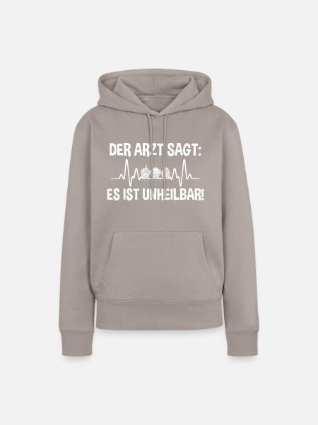 Backen Cupcakes - Frauen Premium Bio Hoodie - Taupe