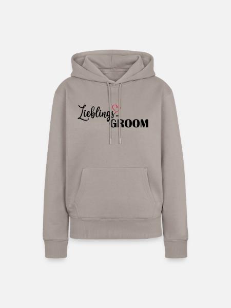 LIeblings Groom - Frauen Premium Bio Hoodie - Taupe