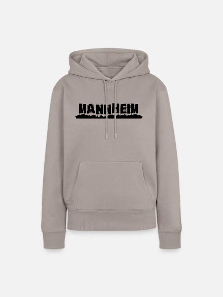 Mannheim - Frauen Premium Bio Hoodie - Taupe