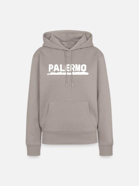 Palermo - Frauen Premium Bio Hoodie - Taupe