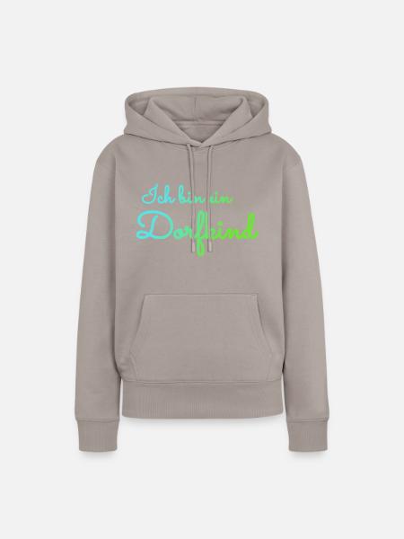 Dorfkind - Frauen Premium Bio Hoodie - Taupe
