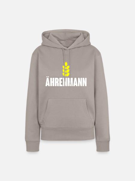 Ährenmann Hell - Frauen Premium Bio Hoodie - Taupe