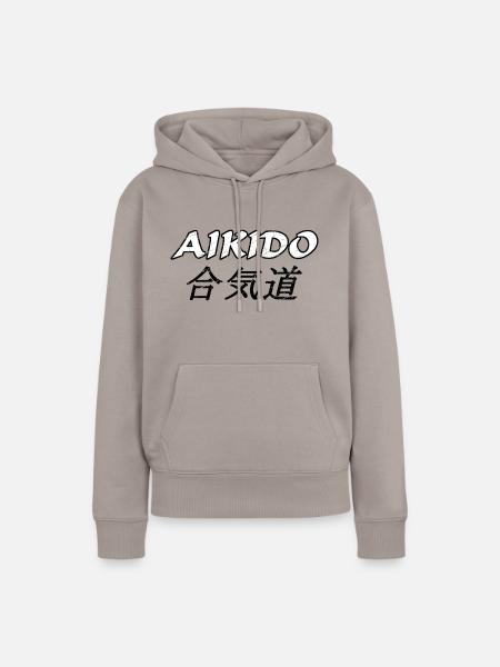 Aikido - Frauen Premium Bio Hoodie - Taupe