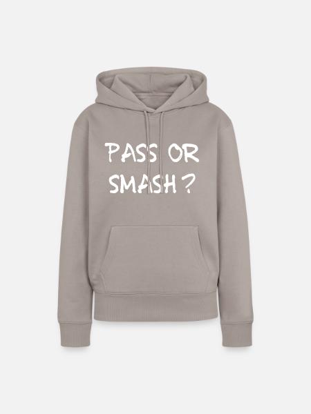 Smash - Frauen Premium Bio Hoodie - Taupe