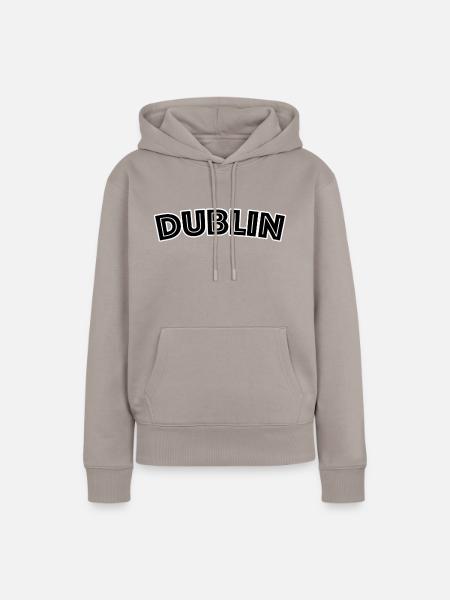 Dublin - Frauen Premium Bio Hoodie - Taupe