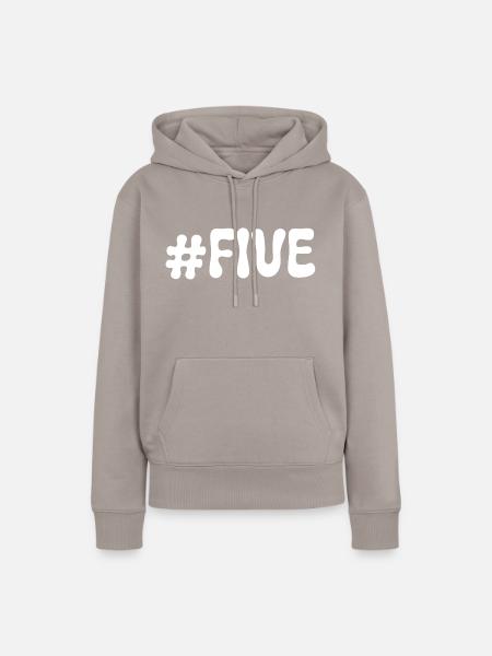 #five - Frauen Premium Bio Hoodie - Taupe