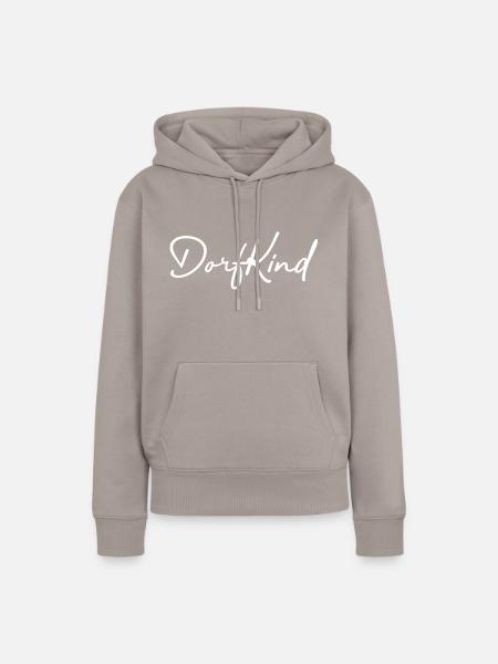 Dorfkind - Frauen Premium Bio Hoodie - Taupe