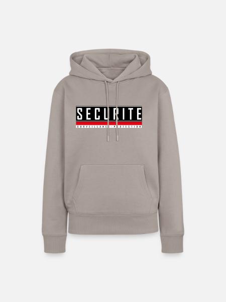 Flap Private Security - Frauen Premium Bio Hoodie - Taupe