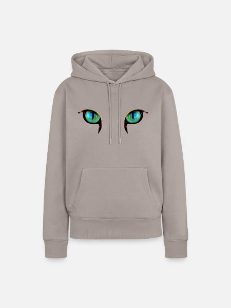 Blick - Frauen Premium Bio Hoodie - Taupe