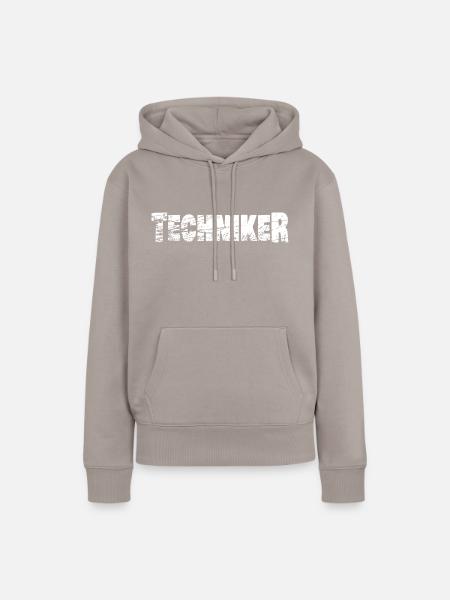 Berufung als Techniker - Frauen Premium Bio Hoodie - Taupe