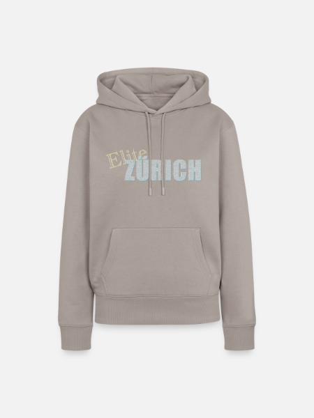 Elite ZÜRICH - Frauen Premium Bio Hoodie - Taupe