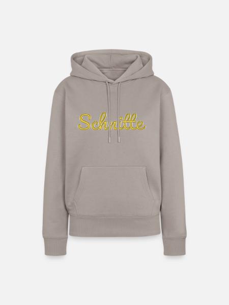 Schnitte - Frauen Premium Bio Hoodie - Taupe