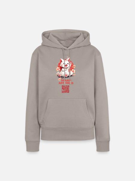 Merchandise Paket - Frauen Premium Bio Hoodie - Taupe