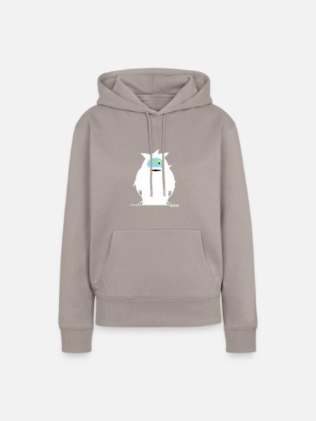 Mister Yeti - Charakter - Frauen Premium Bio Hoodie - Taupe