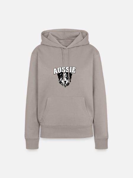 Der Aussie! - Frauen Premium Bio Hoodie - Taupe