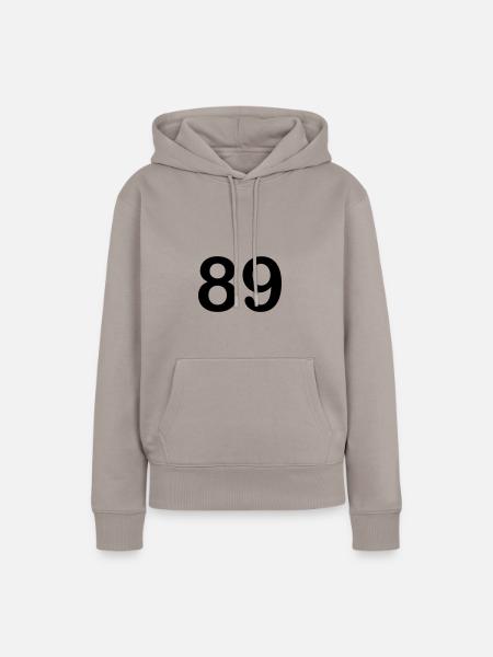 89 - Frauen Premium Bio Hoodie - Taupe