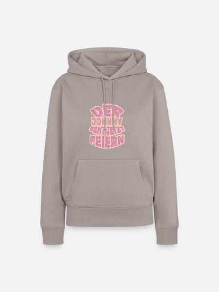 Johnny Johnny - Frauen Premium Bio Hoodie - Taupe
