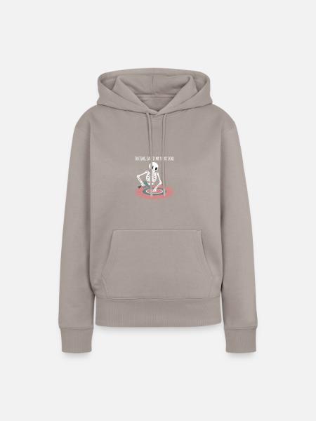 Diy-teppich Lustiger Teppich Tufting - Frauen Premium Bio Hoodie - Taupe