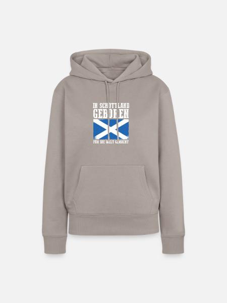 Schotten Schottisch Schottland - Frauen Premium Bio Hoodie - Taupe