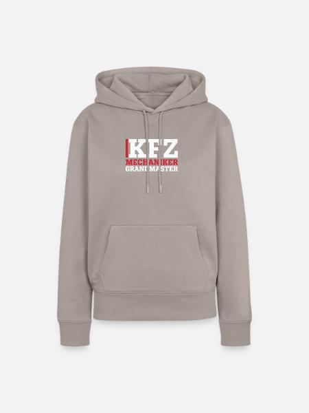 KFZ Mechaniker Grandmaster - Frauen Premium Bio Hoodie - Taupe