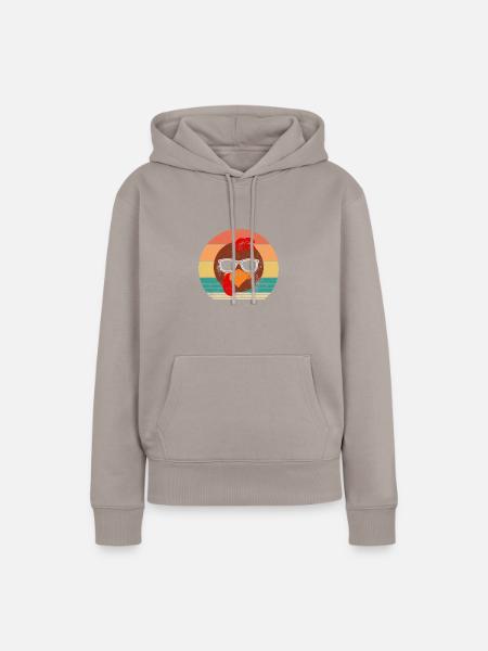 Truthahn - Frauen Premium Bio Hoodie - Taupe