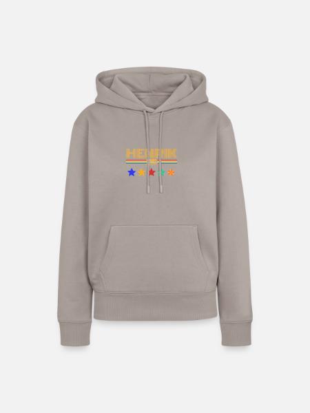 Henrik - Frauen Premium Bio Hoodie - Taupe