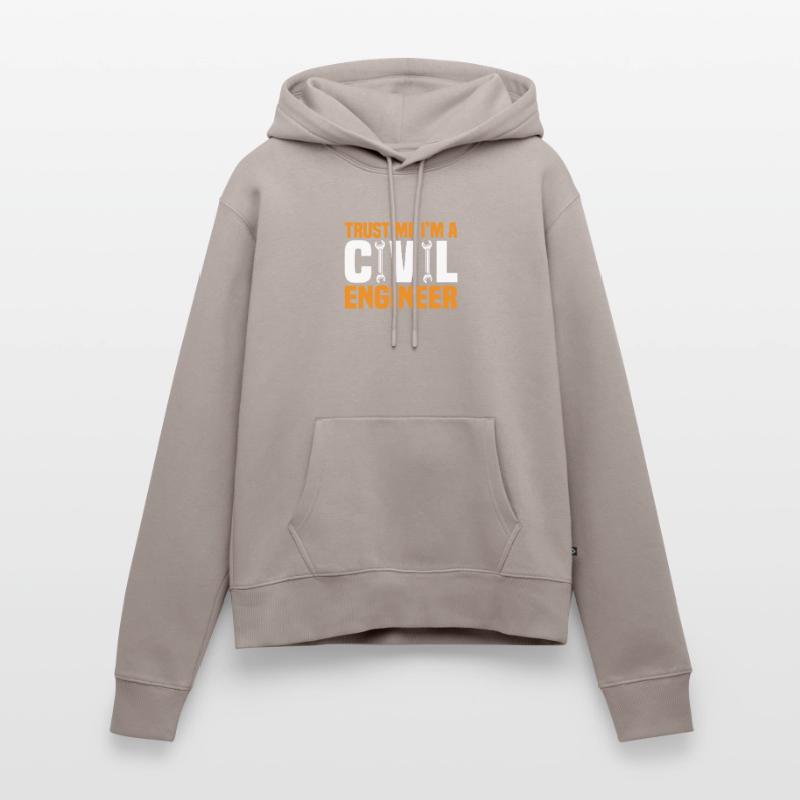 Civil Engineer Bridge Construction Statics Structural Engineer Women’s Premium Organic Hoodie
