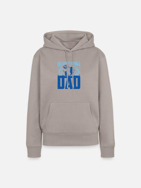 Bogenfischer Bogenfischen Bogenangeln Vater Papa - Frauen Premium Bio Hoodie - Taupe