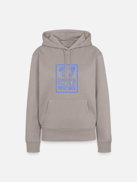 17 - Frauen Premium Bio Hoodie - Taupe