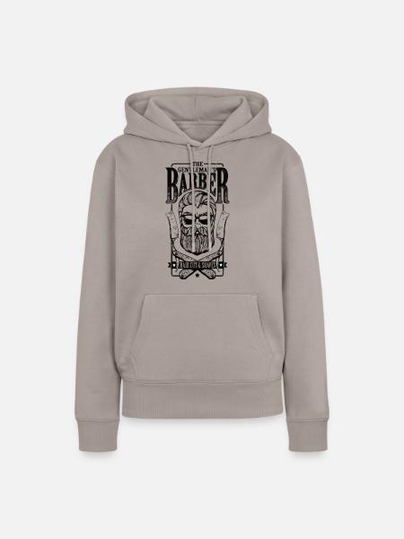 Frisör - Frauen Premium Bio Hoodie - Taupe