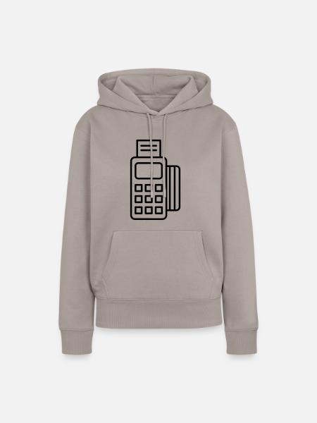 EC Gerät - Frauen Premium Bio Hoodie - Taupe