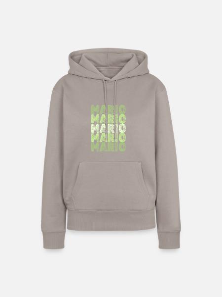 Geschenk für Mario - Frauen Premium Bio Hoodie - Taupe