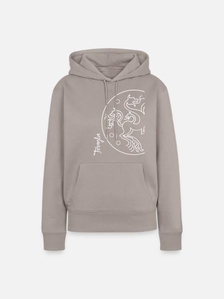 Chimera 03 - Frauen Premium Bio Hoodie - Taupe